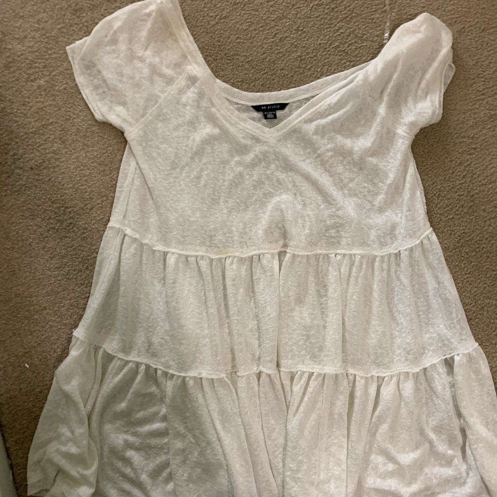 White tunic/mini dress